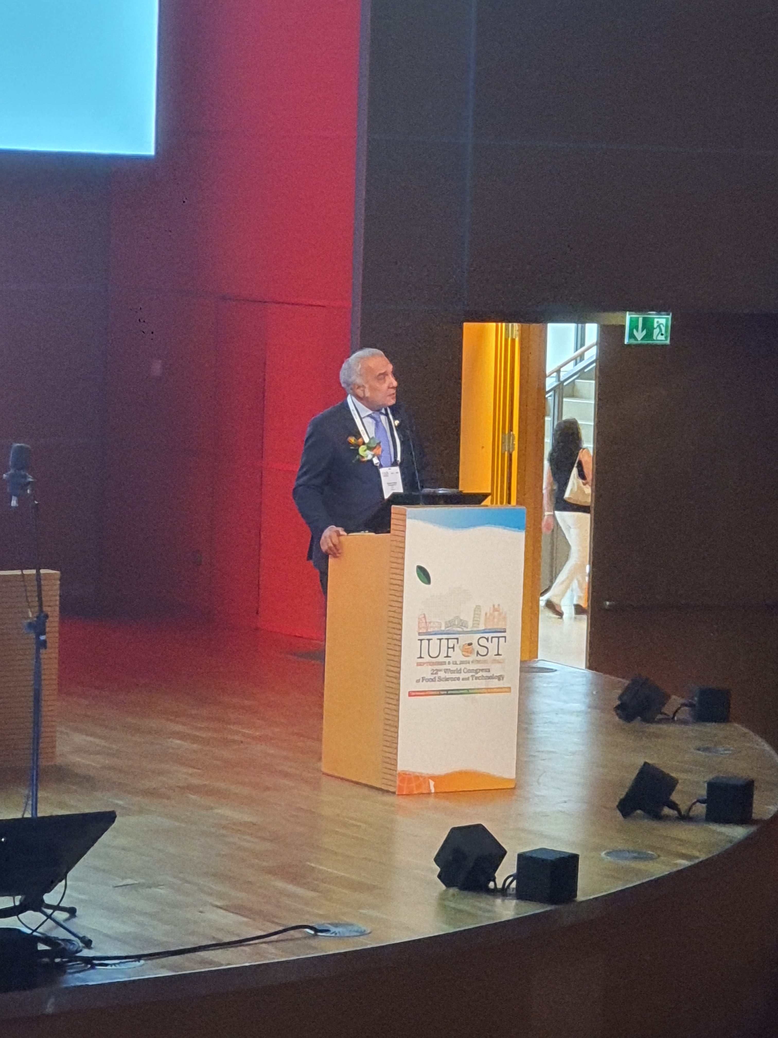 Prof. Sebastiano Porretta, Italian Association of Food Technology and IUFoST Congress President