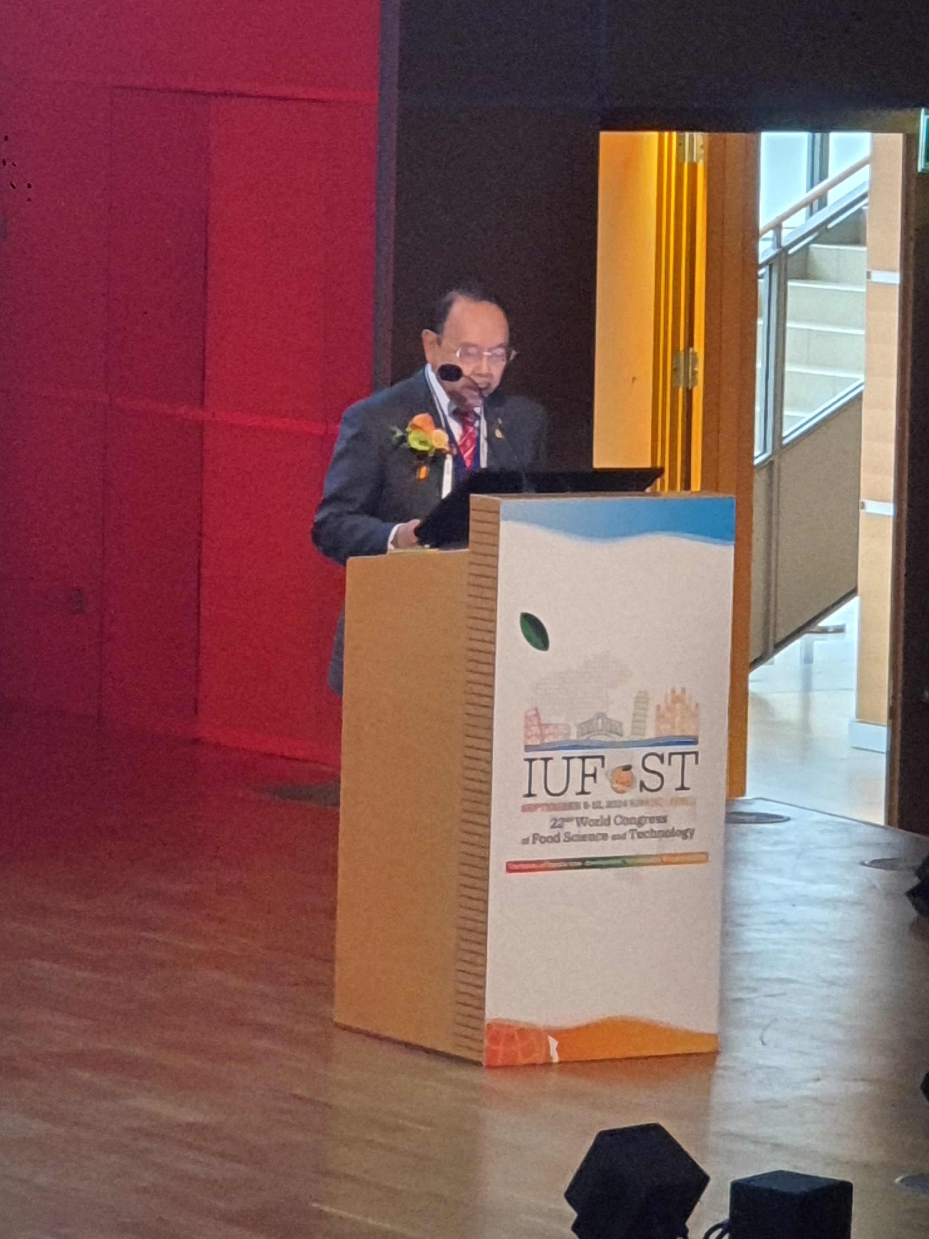 Dr. Aman Wirakartakusumah, President of IUFoST